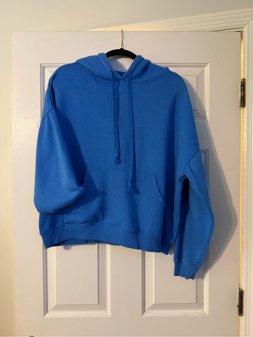 Aerie Blue Women's Hooded Pullover Sweater